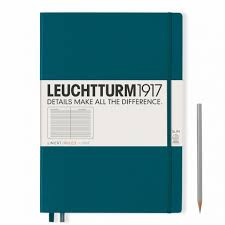 LT NOTEBOOK A4+ Slim Hard pacific green 121 p. ruled