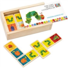 HUNGRY CATERPILLAR WOODEN DOMINOES