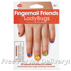 Fingernail Friends LadyBugs