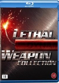 Lethal Weapon - Tappava ase - Collection 1-4 Blu-Ray (4 discs)