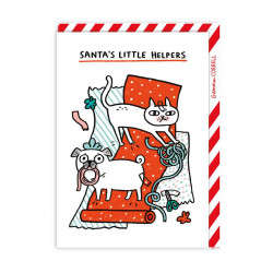 Santa?s Little Helpers Christmas Card