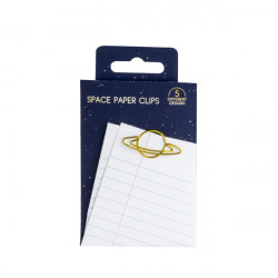 Space Paper Clips 5 Different Designs