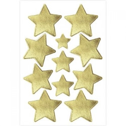 Sticker stars gold cozy xmas