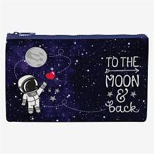ZIPPER POUCH FUNKY COLLECTION - TO THE MOON