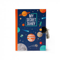 MY SECRET DIARY WITH PADLOCK - PLANETS