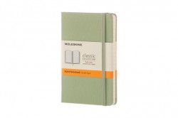 MOLESKINE NOTEBOOK POCKET RULED WILLOW GREEN HARD COVER
