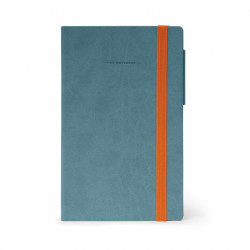MY NOTEBOOK - DOTTED - BLUE-GREY