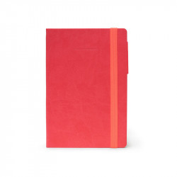 MY NOTEBOOK - MEDIUM LINED NEON CORAL