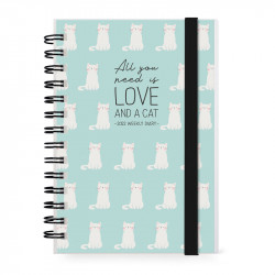 SMALL WEEKLY SPIRAL BOUND DIARY 12 MONTH 2022 - KITTENS
