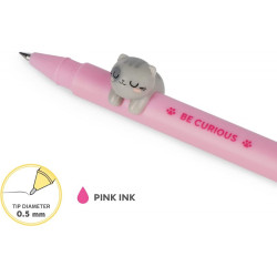 Gel pen kitty pink ink