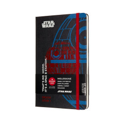MOLESKINE 18M LIMITED EDITION STAR WARS WEEKLY NOTEBOOK LARGE DEATH STAR