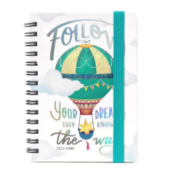 SMALL WEEKLY SPIRAL BOUND DIARY 12 MONTH 2023 - AIR BALLOON