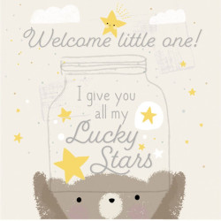 SMALL GREETING CARD - NEW BABY BORN