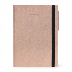 MY NOTEBOOK - LARGE PLAIN ROSE GOLD