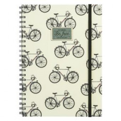 NOTEBOOK WITH SPIRAL - LARGE - BIKE
