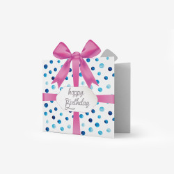 GREETING CARDS - 7X7 HB PRESENT