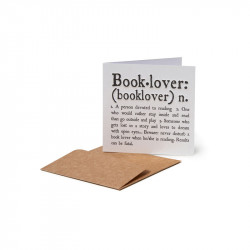 GREETING CARDS - 7X7  BOOKLOVER