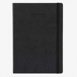 MY NOTEBOOK - LARGE LINED - BLACK ONYX
