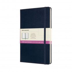 NOTEBOOK DOUBLE LAYOUT LG RUL-PLA SAP.BLUE HARD