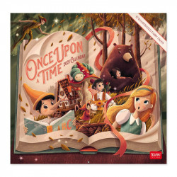 UNCOATED PAPER CALENDAR 2021 - 30X29 cm ONCE UPON A TIME