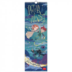 UNCOATED PAPER CALENDAR 2021 - 16X49 cm PETER&WENDY