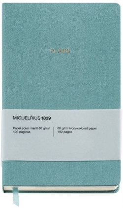 Miquelrius 1839 Autumn Leaves Notebook Turquoise