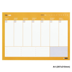 MR28153 PLANNER SEMANAL HORZ. A4 TO-DO