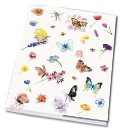 Vihko A5: Vlinders & bloemen, Michelle Dujardin