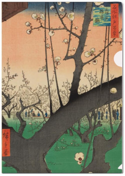 Muovitasku A4: Japanese Woodblock prints, Plum garden, Chester Beatty
