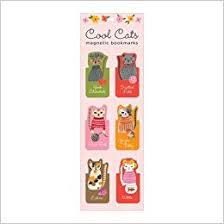 Cool Cats  Magnetic Bookmark Set