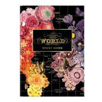 Wendy Gold Full Bloom Sticky Notes