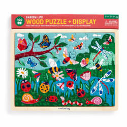 Garden Life 100 Piece Wood Puzzle + Display
