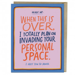 Personal Space Card