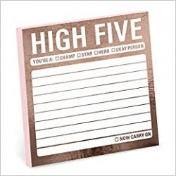 High Five Metallic Sticky Notes