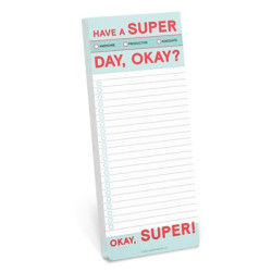 Have a Super Day Make-a-List Pads