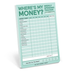 Where?s My Money Weekly Budget Tracker Pad (Pastel Version)