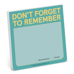 Don?t Forget to Remember Sticky Note (Pastel)