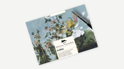 Watercolour Postcard Book Floral Images