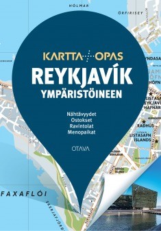 Reykjavik ympristineen (kartta + opas)